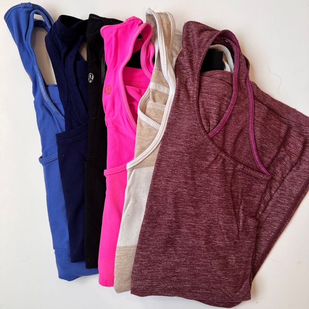 Lululemon Racerback Tank Tops